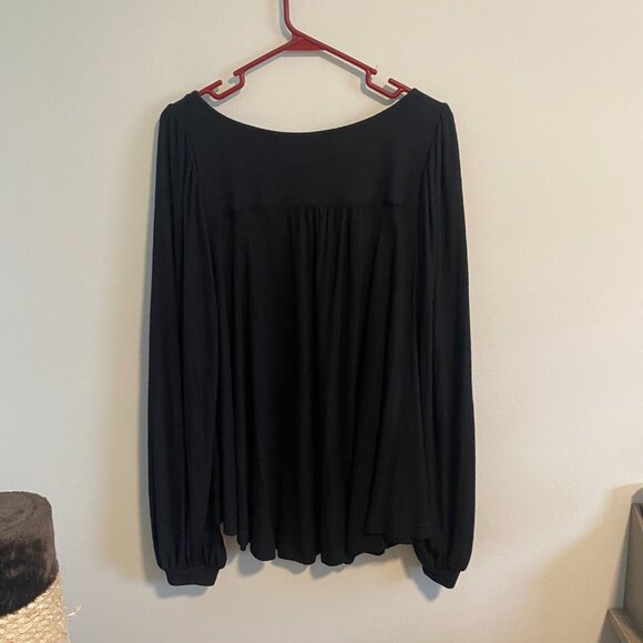 Free People Devin Henley Black - NWOT - Picture 4 of 5